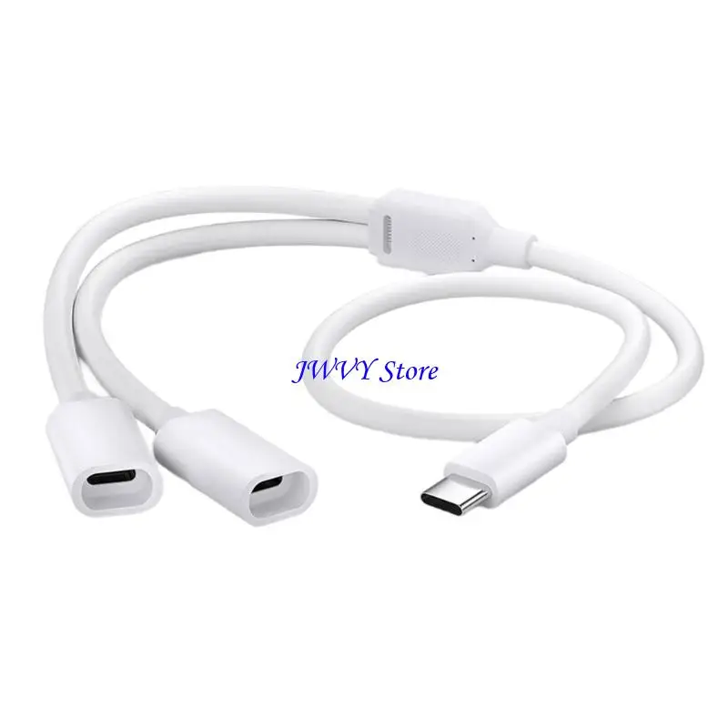 573A Weather Resistant Type C Splitter Cord For Solar Camera Power Cable 480Mbps Data