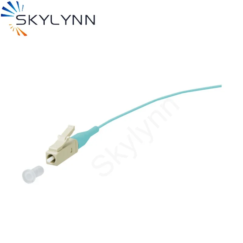 50-pcs-lc-upc-mm-om3-09mm-cable-15-meter-aqua-lszh-jacket-fiber-optic-pigtails-for-splicing-low-loss
