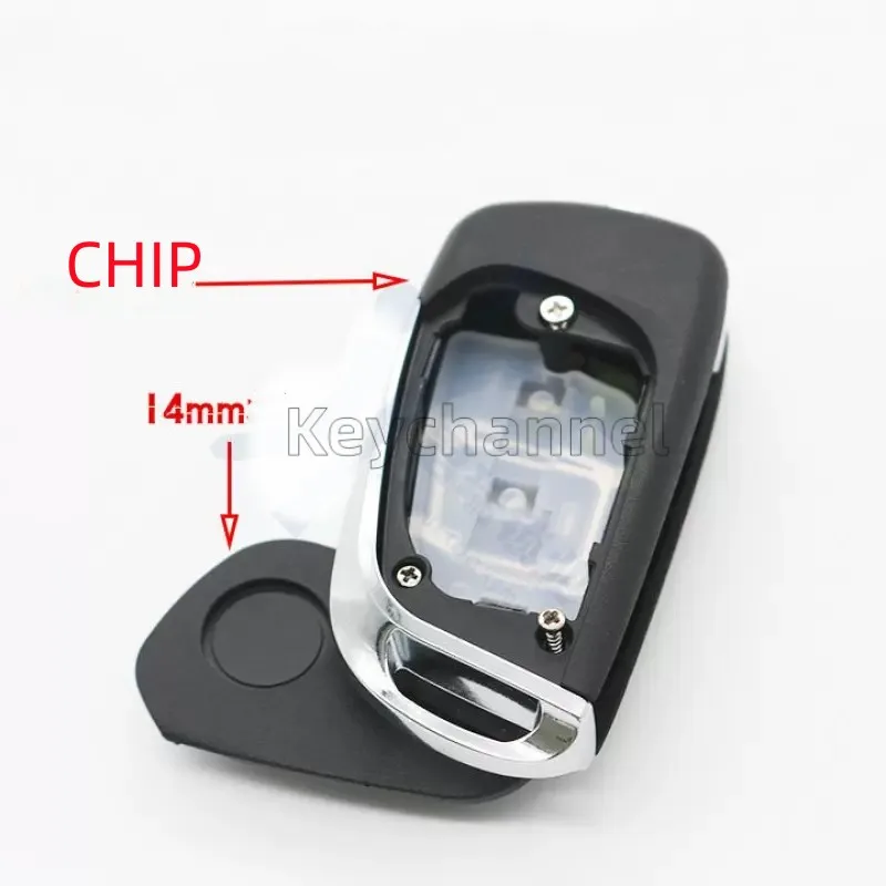 1 stücke 2/3 Knopf Autos chl üssel schale xhorse Remote Case Keydiy Flip Key Shell ds Typ Schlüssels chale für kd b11 nb11 vvdi xkds00en xeds01en