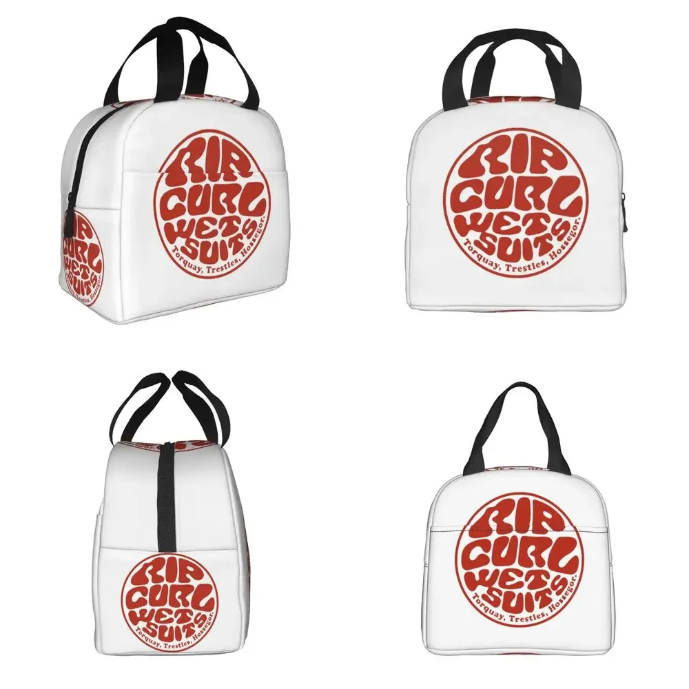 

Rip Curl Lunch Bags Insulated Bento Box Lunch Tote Resuable Picnic Bags Thermal Bag for Woman Student Office