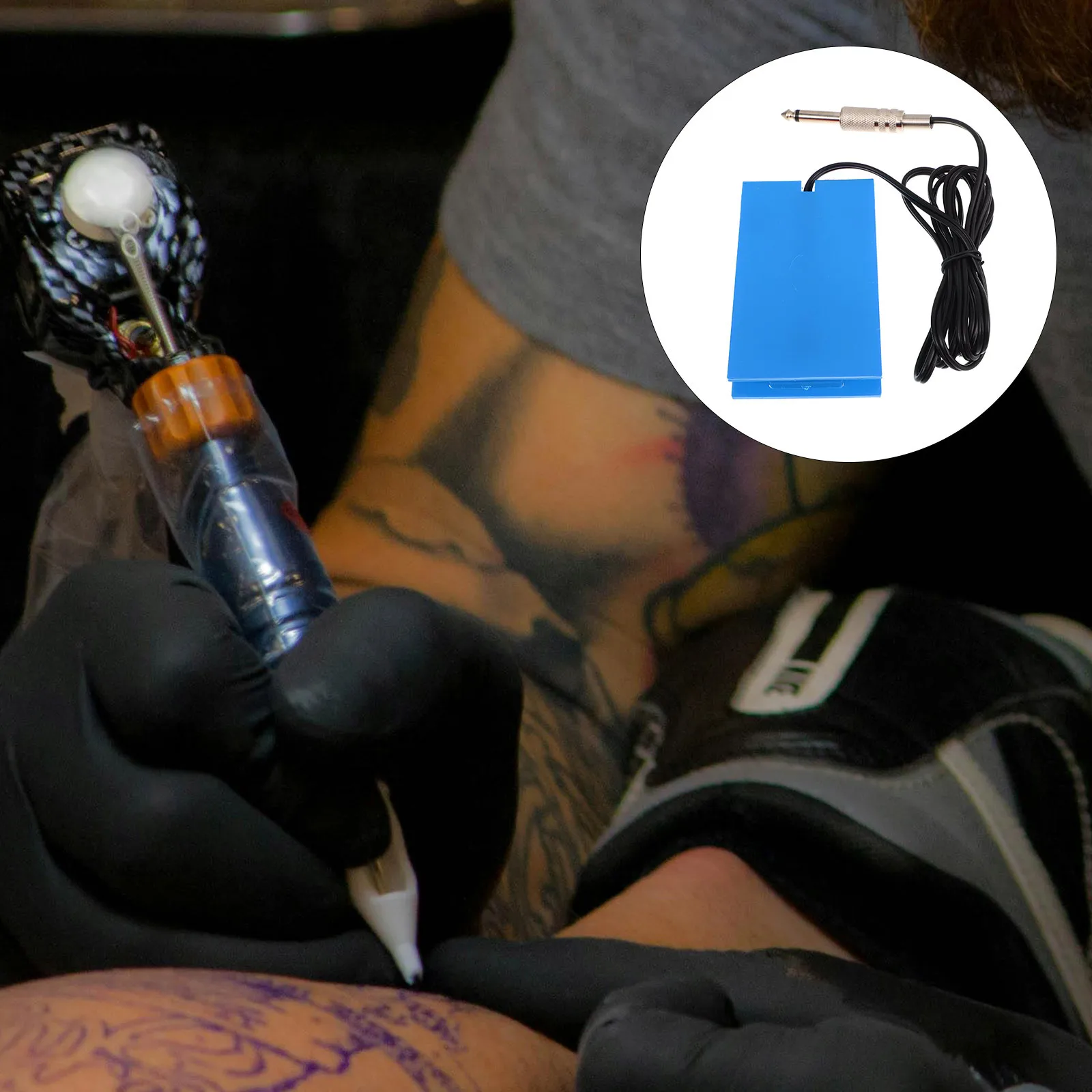 

Nonslip Tattoo Foot Pedal Easy Operation High Efficiency Replacement for Tattooing Machine Shops Accessories Nonslip Foot Switch