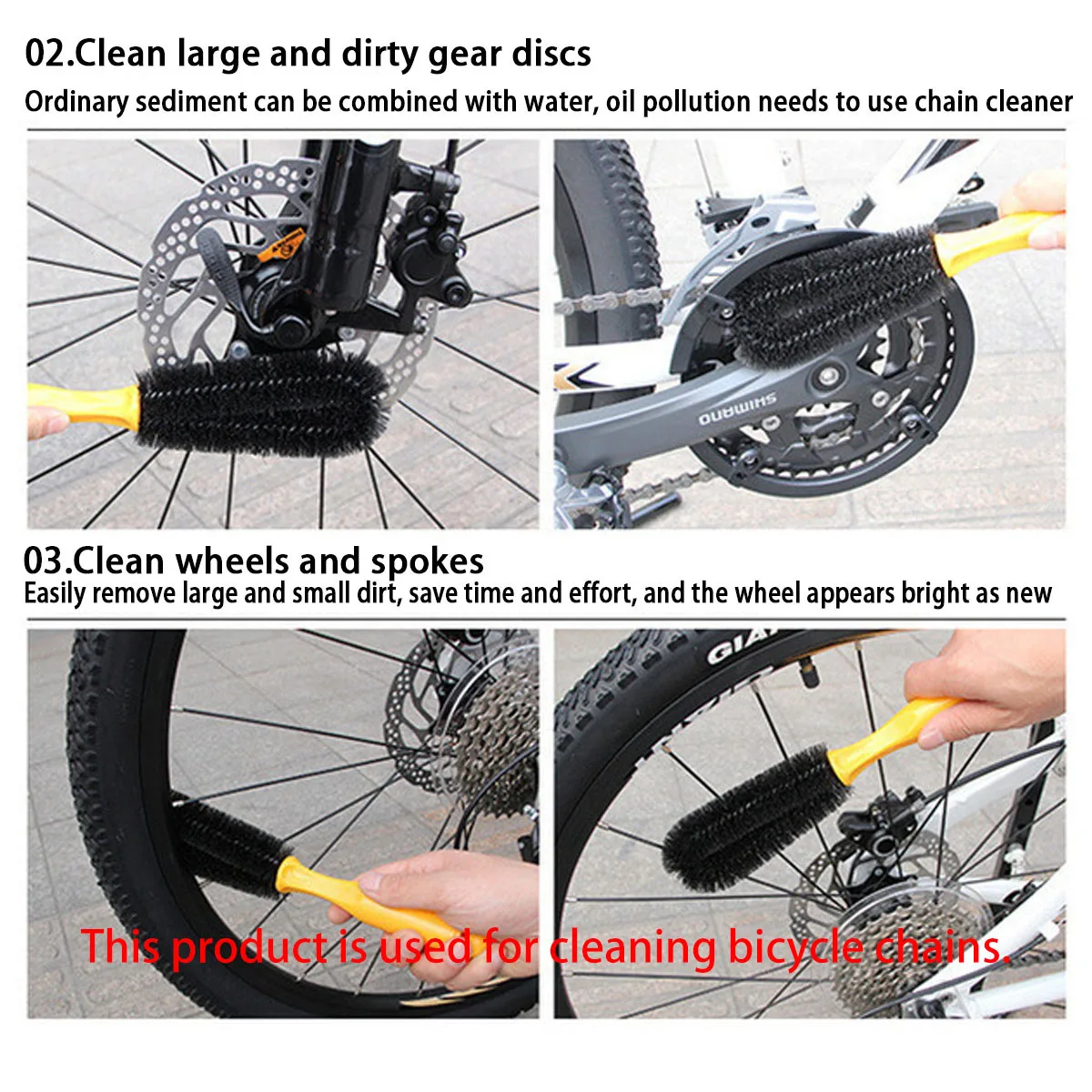 Fahrradketten-Reinigungsset, Reinigungstuch für Fahrrad-, Motorrad- und Elektrofahrzeugketten – Detail 9