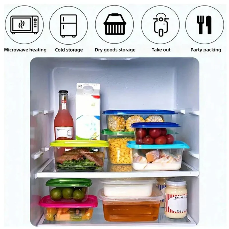 10pcs Stackable & Reusable Tra - Food Storage Microwave Safe review and price