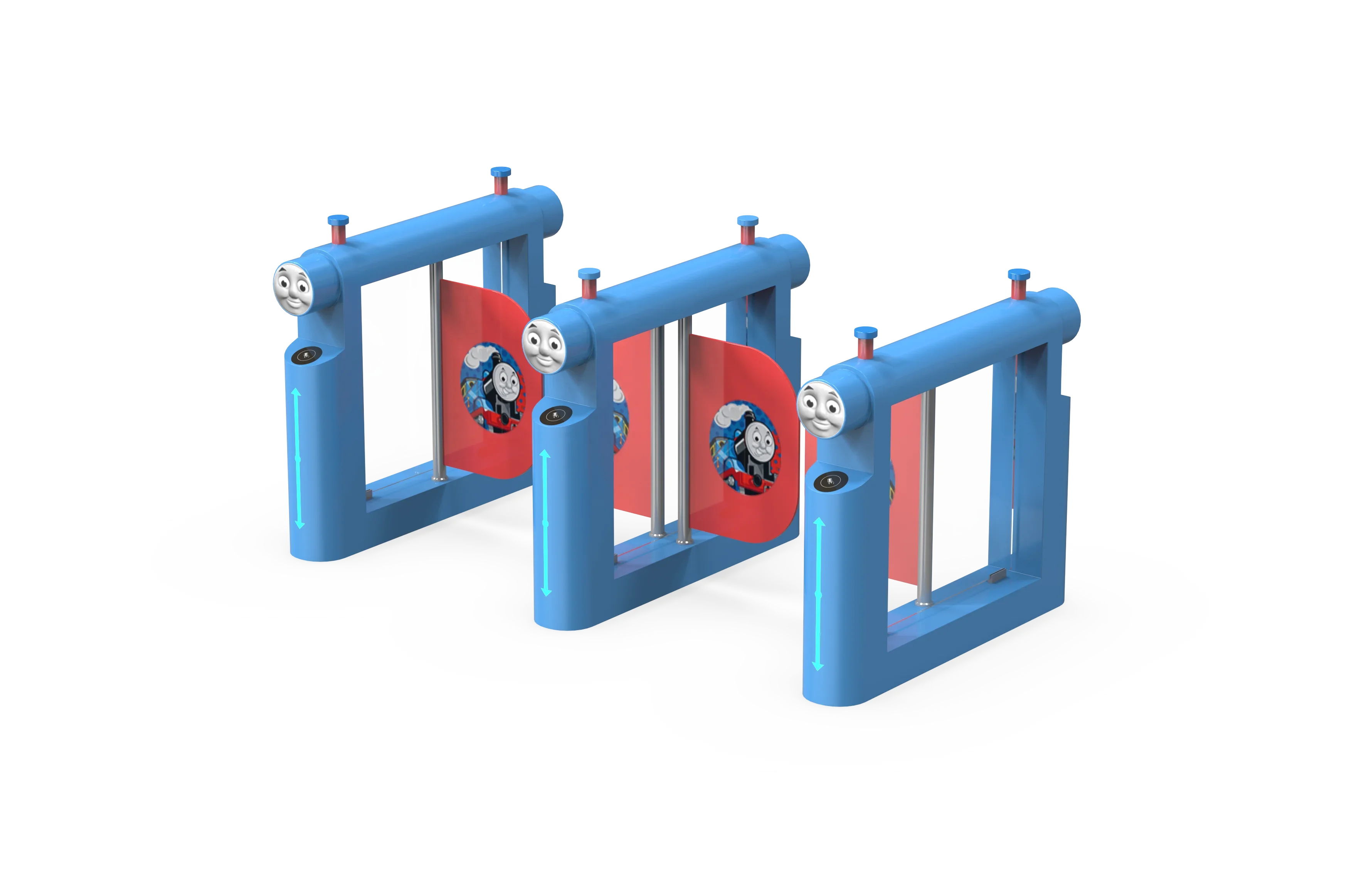 

Flap Turnstile Children Kids RFID IC ID Card Facial Access Control Turnstile Gate For Playground And Kindergarten