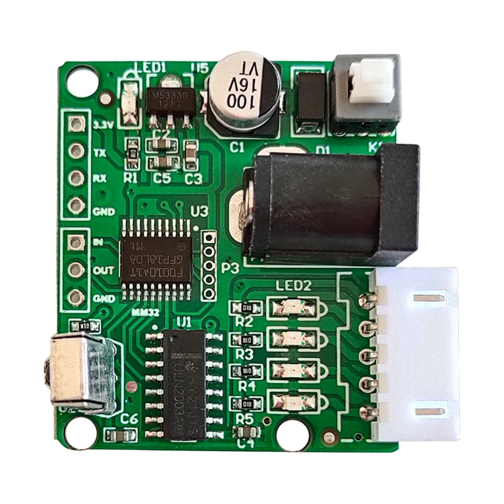 28BYJ-48-5V 4 Phase Stepper Motor + Driver Board ULN2003 for Arduino 1 x Stepper Motor + 1 x ULN2003 Driver Board  Remote