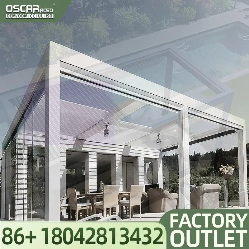 Customizable Aluminum Garden Arbor with Multifunctional Shading Design for Outdoor Events in Europe Factory Direct Sale Pergola