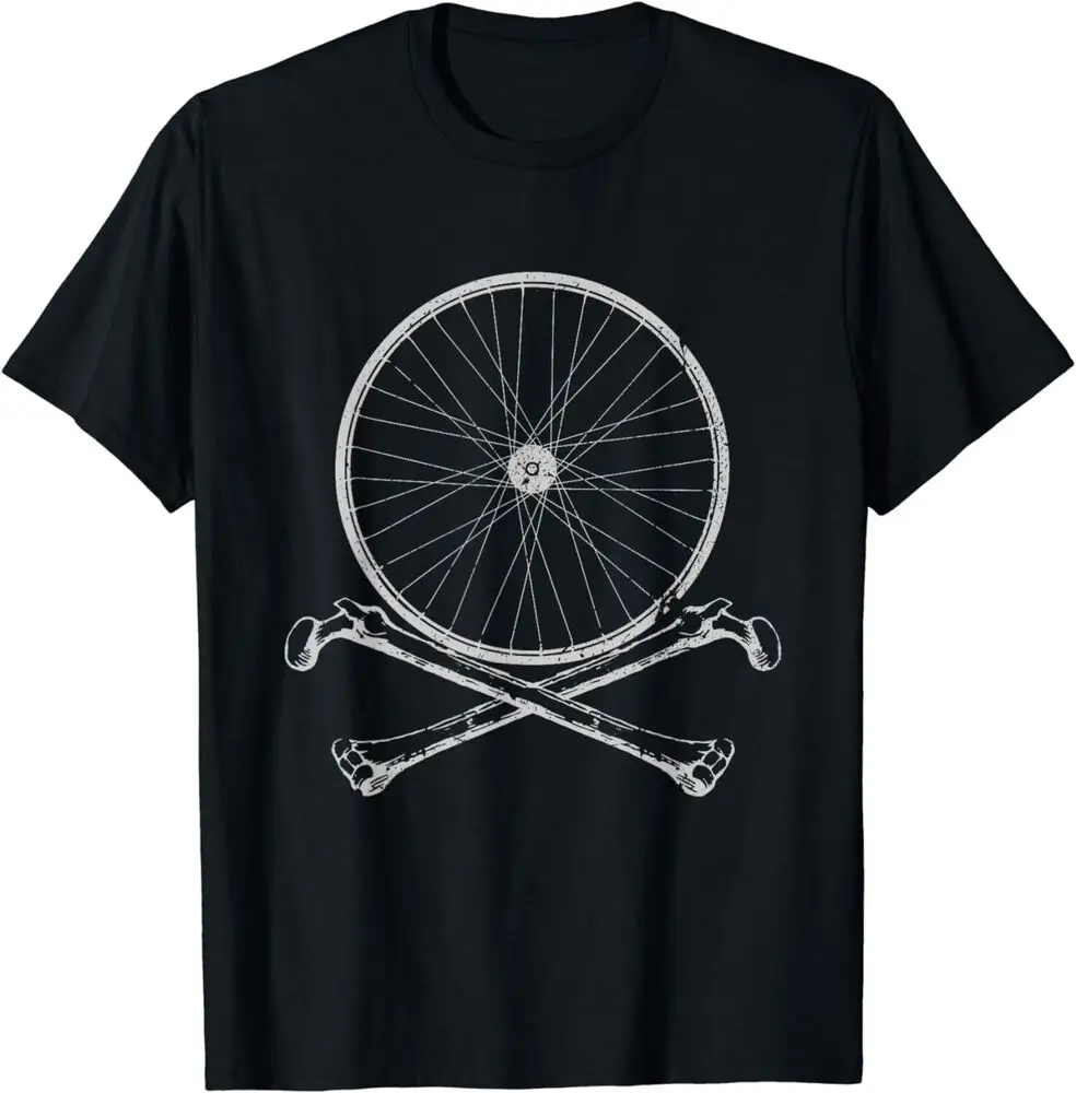 Bicycle Crossed Bones Mountain Bike MTB BMX Cycling Gift T-ShirtAnime Pattern Clothing Y2K Summer