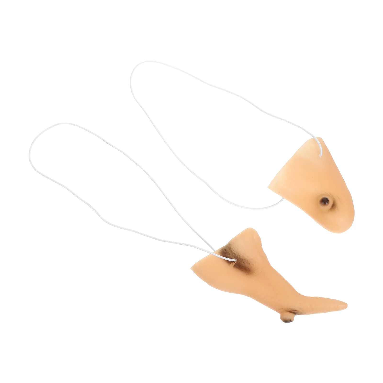 1 Set Gancio per il mento del naso della strega Costume da festa in maschera Protesi Accessorio per giochi di ruolo di Halloween per adulti Bambini Cosplay Falso lungo