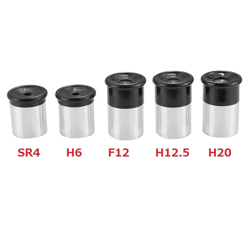 0.965inch Astronomical Telescope Eyepiece SR4/H6/F12/H12.5/H20mm Multi-Coated Thread Filter Barlow Lens Telescope Accessories