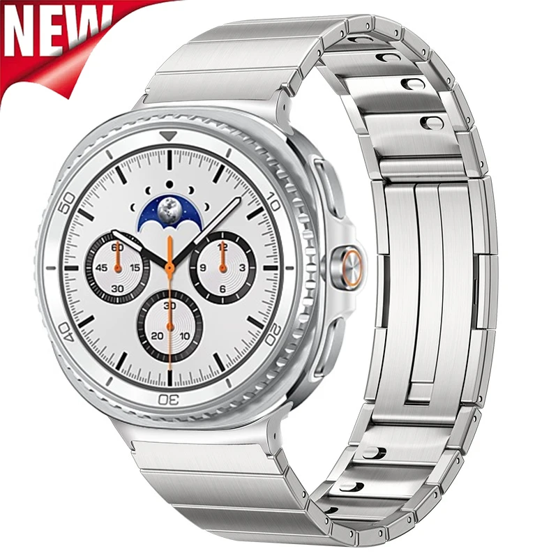 

Stainless Steel Strap for Samsung Galaxy Ultra 2025 47mm Quick Link Bracelet for Galaxy Watch 8 40/44mm 8Classic 46mm Metal Band