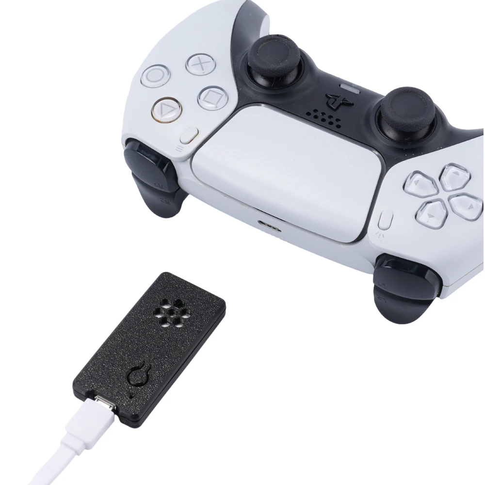 Adaptateur sans fil DS5Dongle, prise audio 3,5 mm, configuration web pour manette DualSense, prend en charge la haptique HD, haut-parleur de manette