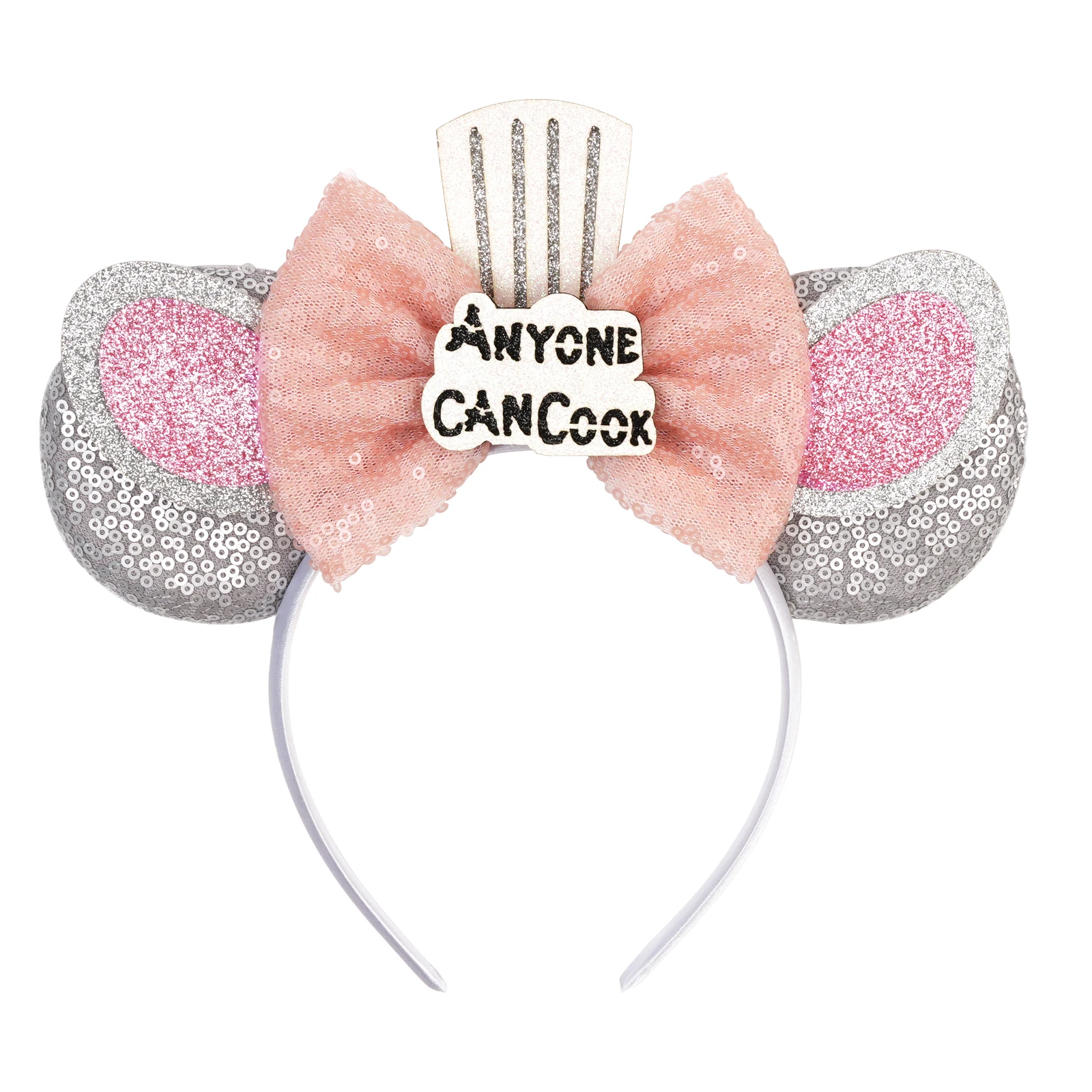 2026 Nieuwe Stijl Mickey Minnie Oor Hoofdband Pailletten Strikken Meisje Volwassen Kinderen Halloween Party Cosplay Haaraccessoires Prinses Haarband