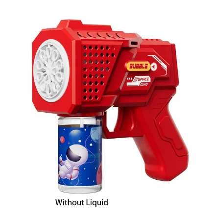 Kinderen 10-gaats elektrisch bellenpistool Automatische zeepblazer met licht Zomer Outdoor Party Games Bellenmachine voor jongens en meisjes