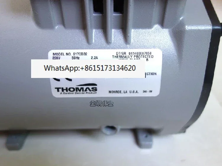 617CD32 220V AC single head piston air pump vacuum pump