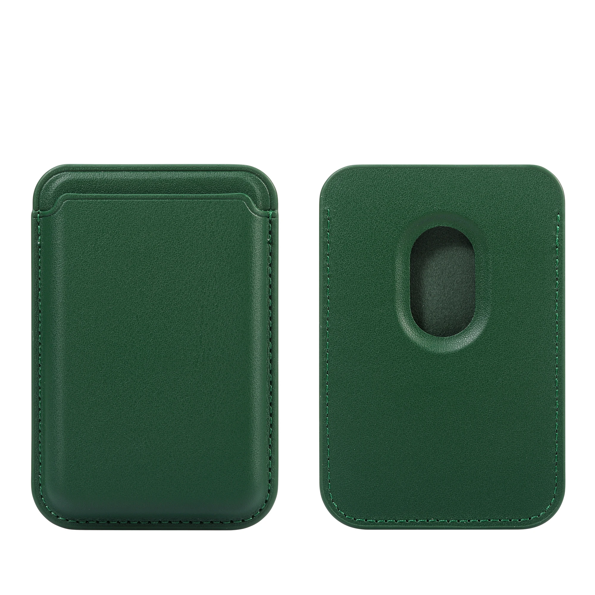 PU Leder Karte Tasche Geeignet Für Magsafe Magnetische Klebeband Magnetische Eisen Ring Telefon Fall Universal Karte Brieftasche – Detail 14