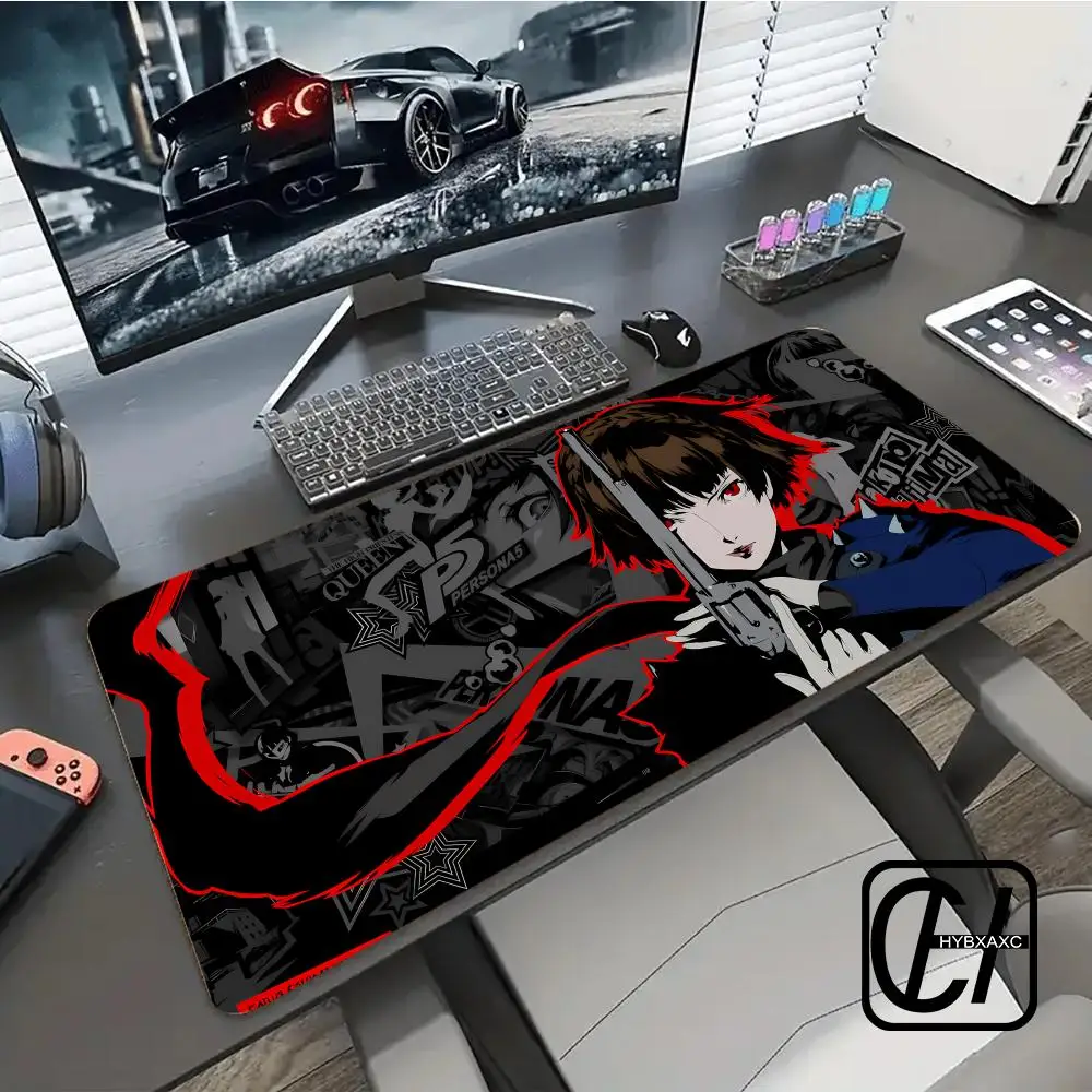 

Desk Mat Gamer Mousepads P-persona 5 Pc Mouse Pad Office Desk Pads Large Mousepad Non-slip Mouse Mats for Computer Gift HYB XXC