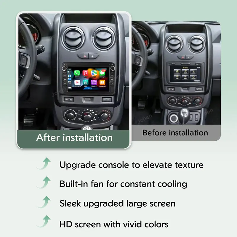 For Dacia Sandero Duster Renault Captur Lada Xray 2 Logan 2 Car Radio 8