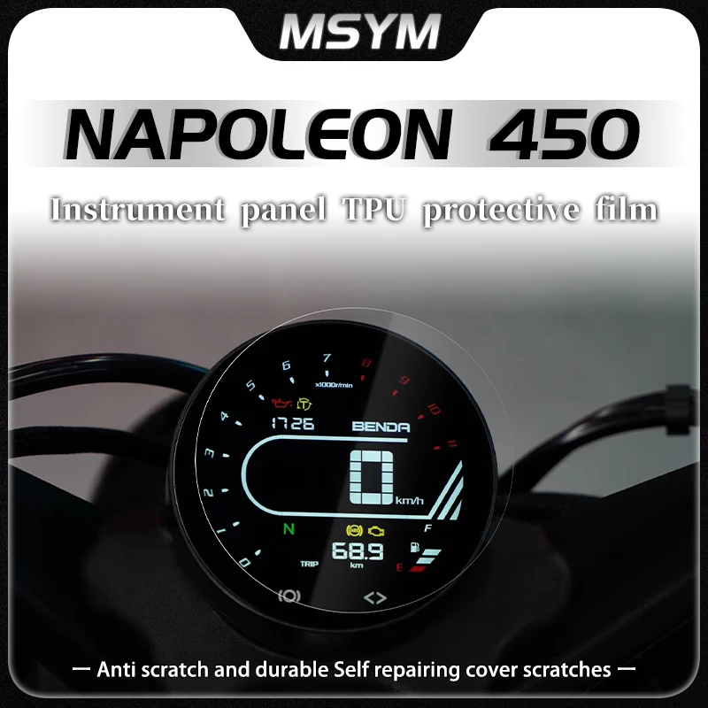 

For Benda NAPOLEON 450 Napoleon 450 Motorcycle Scratch Cluster Screen Dashboard Protection Instrument Film Accessories