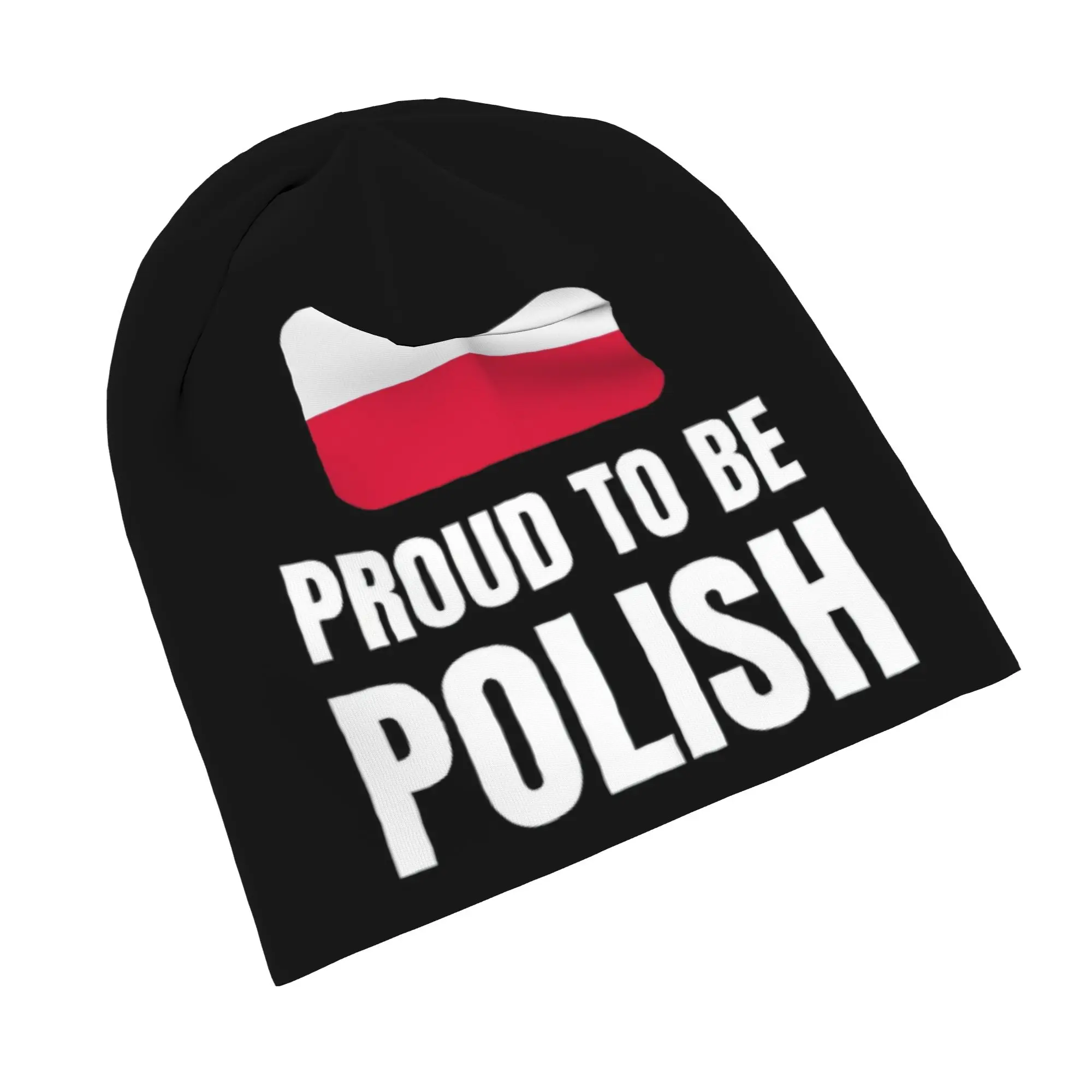 Be Like Poland Polska Polish Flag  Skull Cap Beanie Breathable  Gym Workout Hat for Men Women