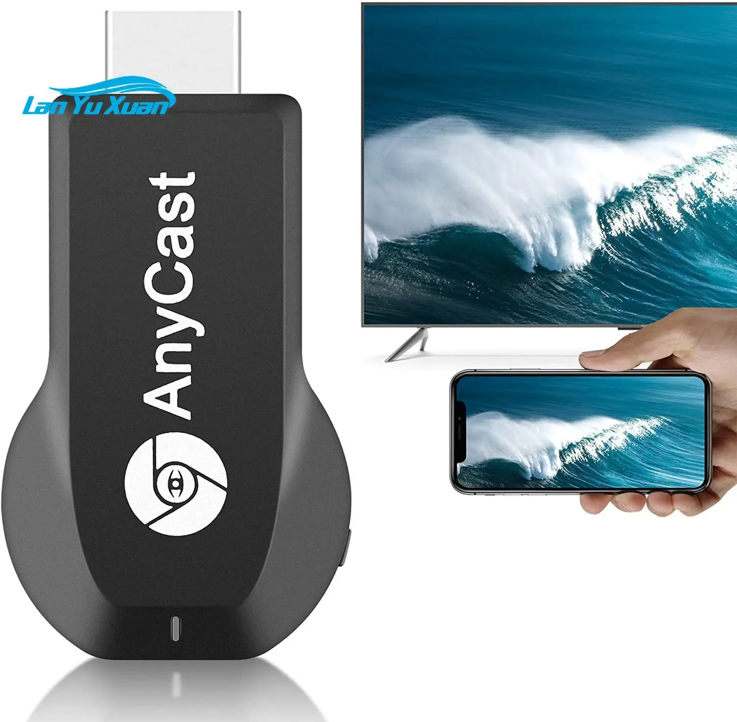 DTECH AnyCast M9 M100 Plus 1080P HD Wireless Mirroring Screen Windows Miracast for Smartphone Tablet hdmi Wifi Display TV Dongle