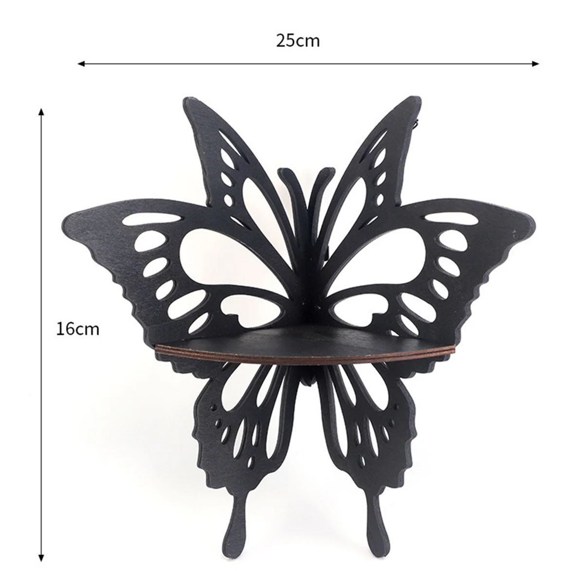 Wall Storage Finishing Rack Butterfly Corner Frame Float Dormitory Plant Candlestick