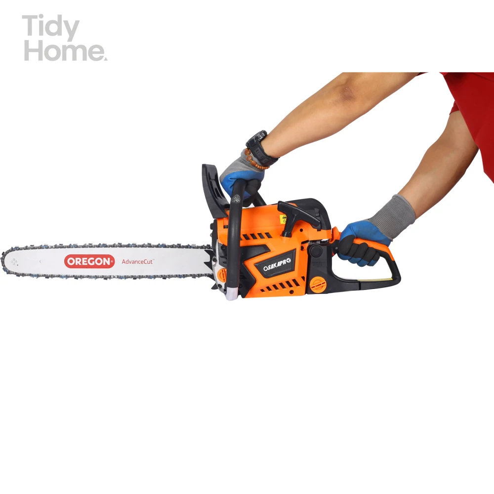 

Chainsaw gas 20inch ,52cc Gasoline Chain Saw for Trees ,Wood Cutting 2-cycle EPA Compliant,anti-kickback chain, anti-vibration