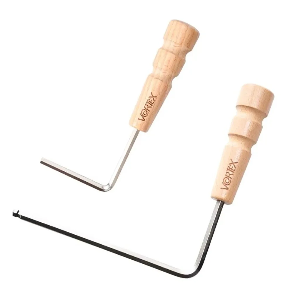 Portable 4mm/5mm Guitar Tool Wooden Handle Neck Adjustment Guitar Special Wrench Extended Version Rod Hexagonal Wrench