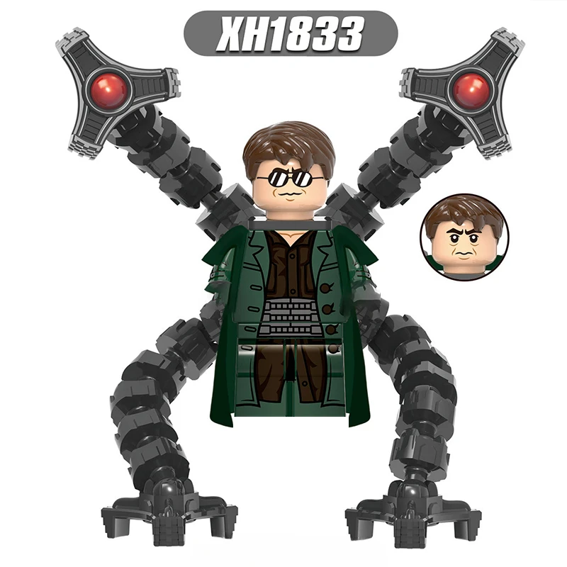 Doctor Octopus Compatible With Lego Spider Disney Toys Mini Action Diagram Building Blocks Children\'s Best-selling Toy Gifts