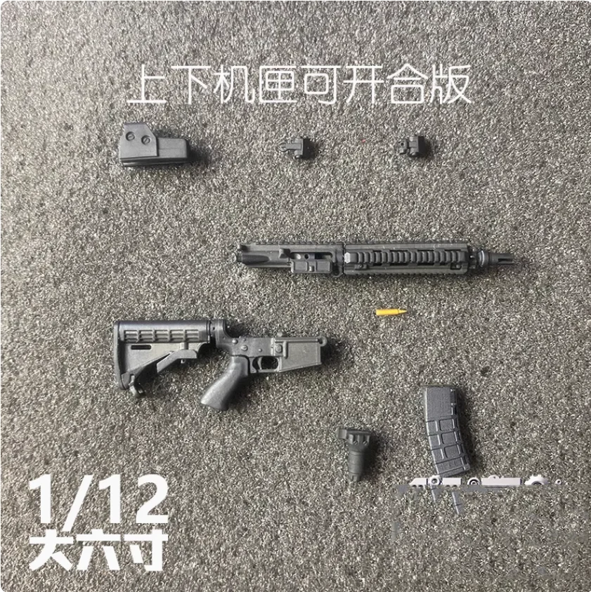 Maßstab 1/12 Soldat Szene Requisiten CA415 Waffe Set Zubehör Harz Modell Spielzeug Für 6'' Action Figur Körper Auf Lager