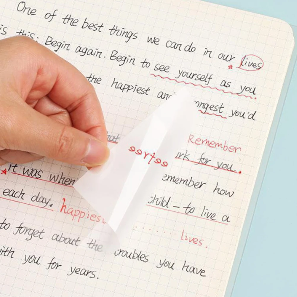 

6 Books Notebook Expansion Post Adhesive Notepads Sticker Paper Self-adhesive Memo Stickers Portable School Self-stick