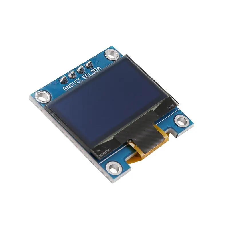 AT82-0.96 Inch IIC I2C Serial GND 128X64 OLED LCD LED Display Module SSD1306 For Arduino Kit