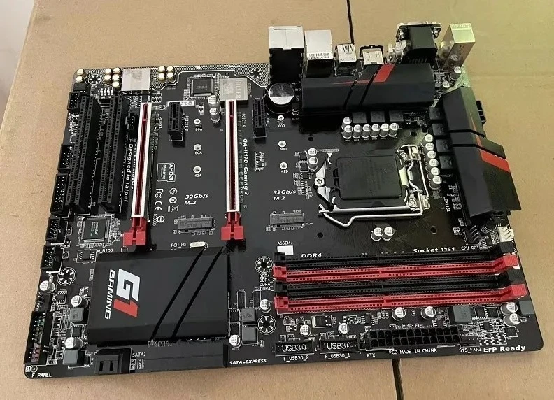 لجيجابايت GA-H170-Gaming 3 1151 pin DDR4 M.2 ماجيك M.2 واجهة ، بطاقة واجهة شبكة الألعاب القاتلة