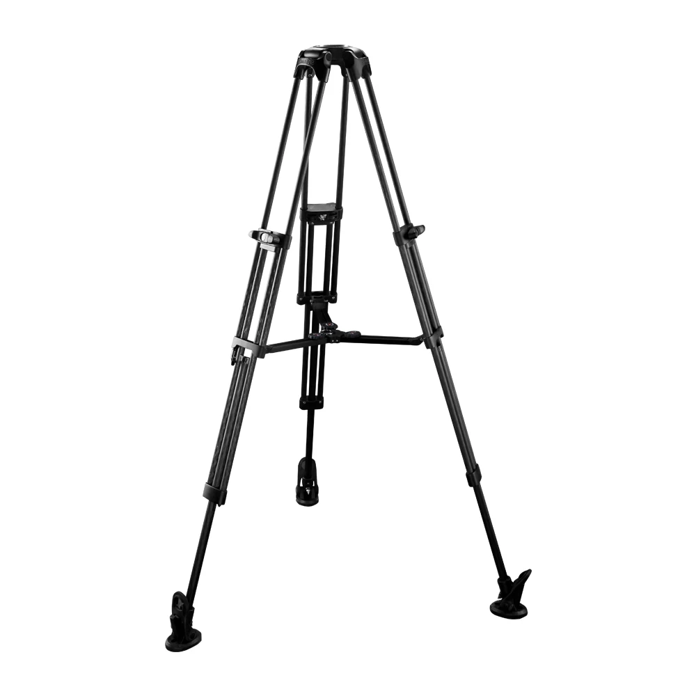

E-IMAGE GC752 75mm Bowl 3 Sections Carbon Fiber Video Camera Tripod With Middle Spreader