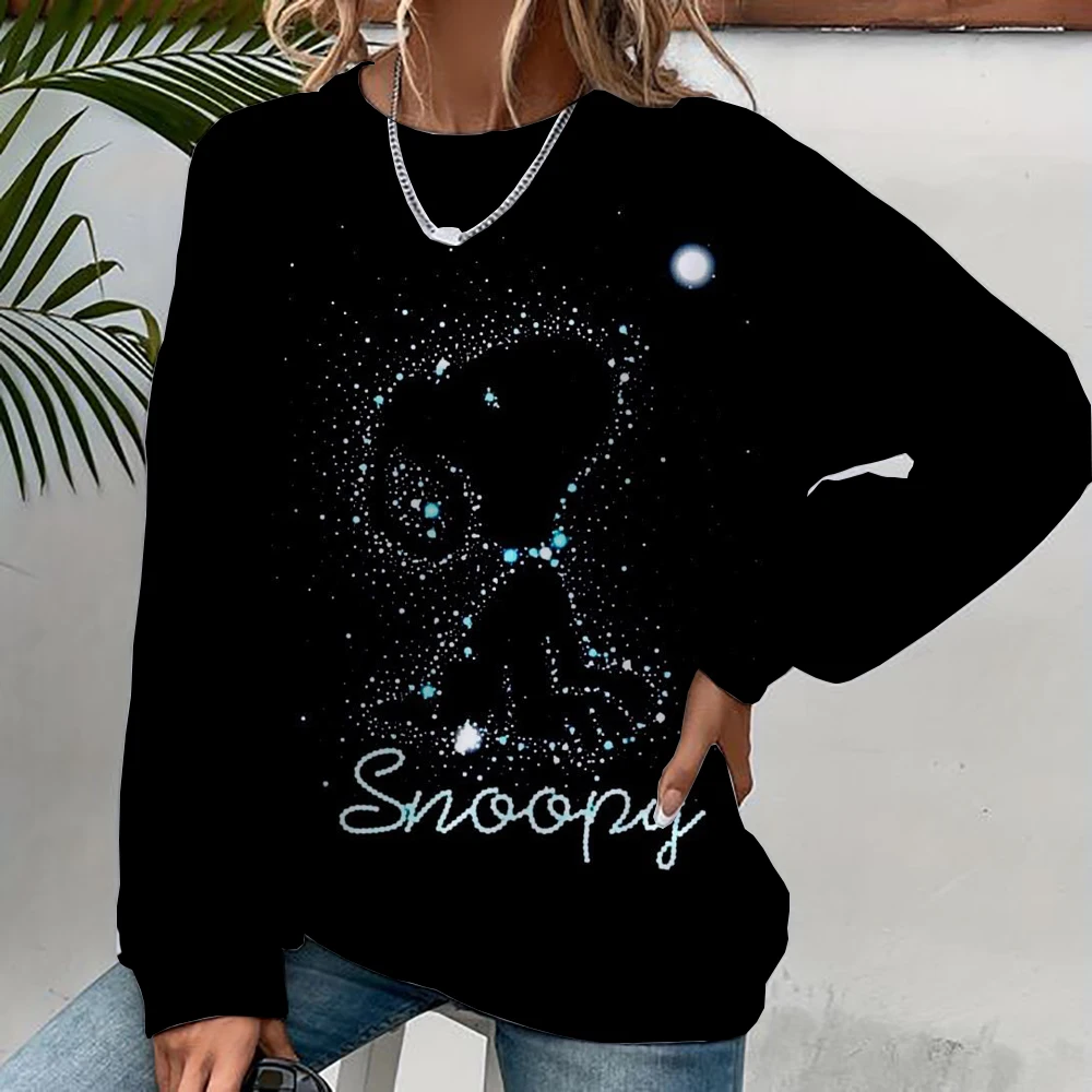 American Cartoon Comics Snoopy Hoodie Women Man Pullover Tops Spring Autumn Men 2024 New Casual Couple Sweatshirt Clothing