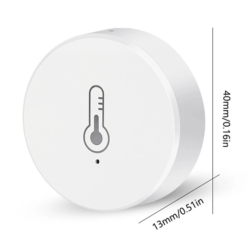 Graffiti Zigbee Smart Temperature And Humidity Sensor Smart Home Link Wireless Temperature And Humidity Sensor Durable