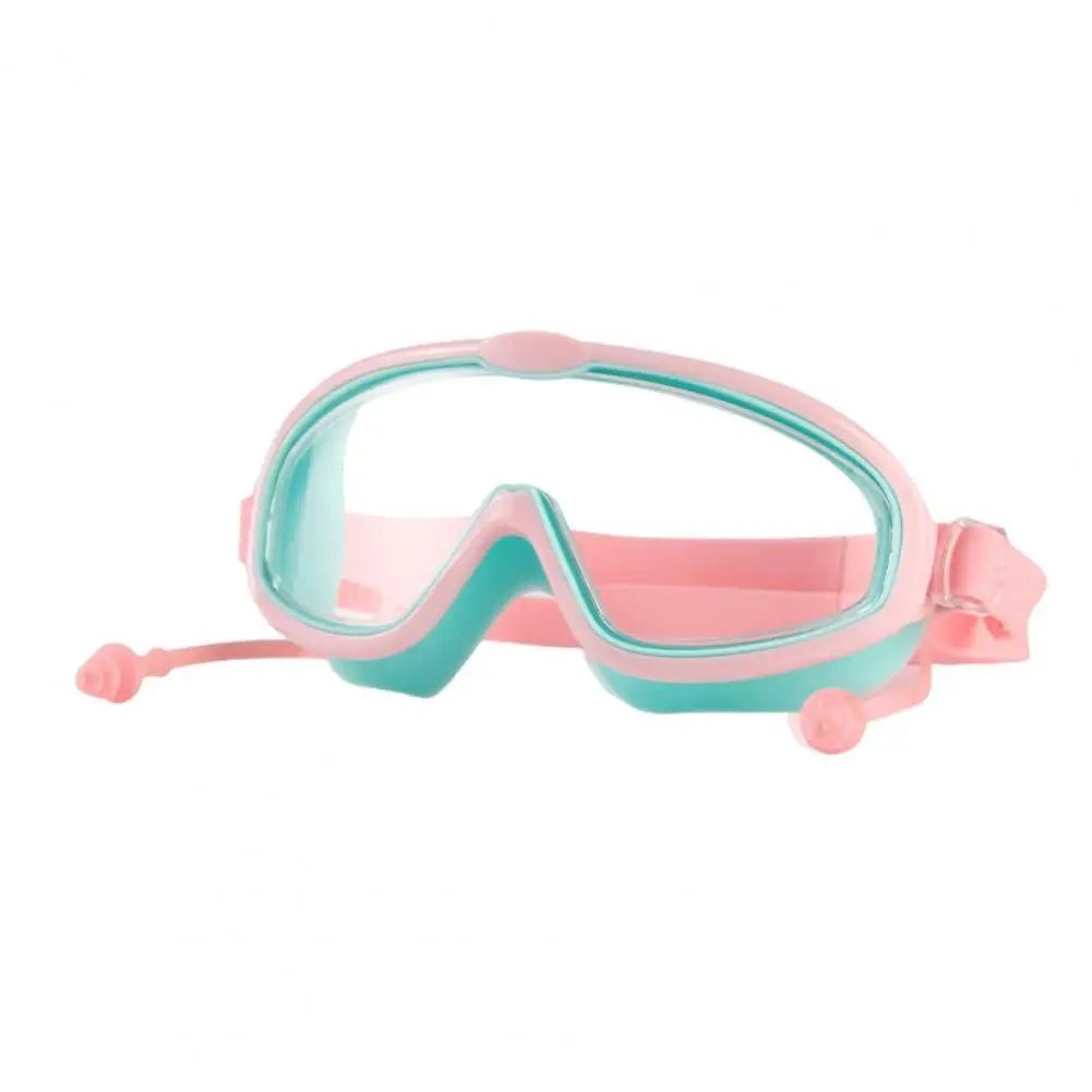 Lightweight Swim Goggles Anti-fog Swimming Goggles Youth Swim Goggles with Earplug Anti-leakage Anti-fog Uv for Boys for Kids