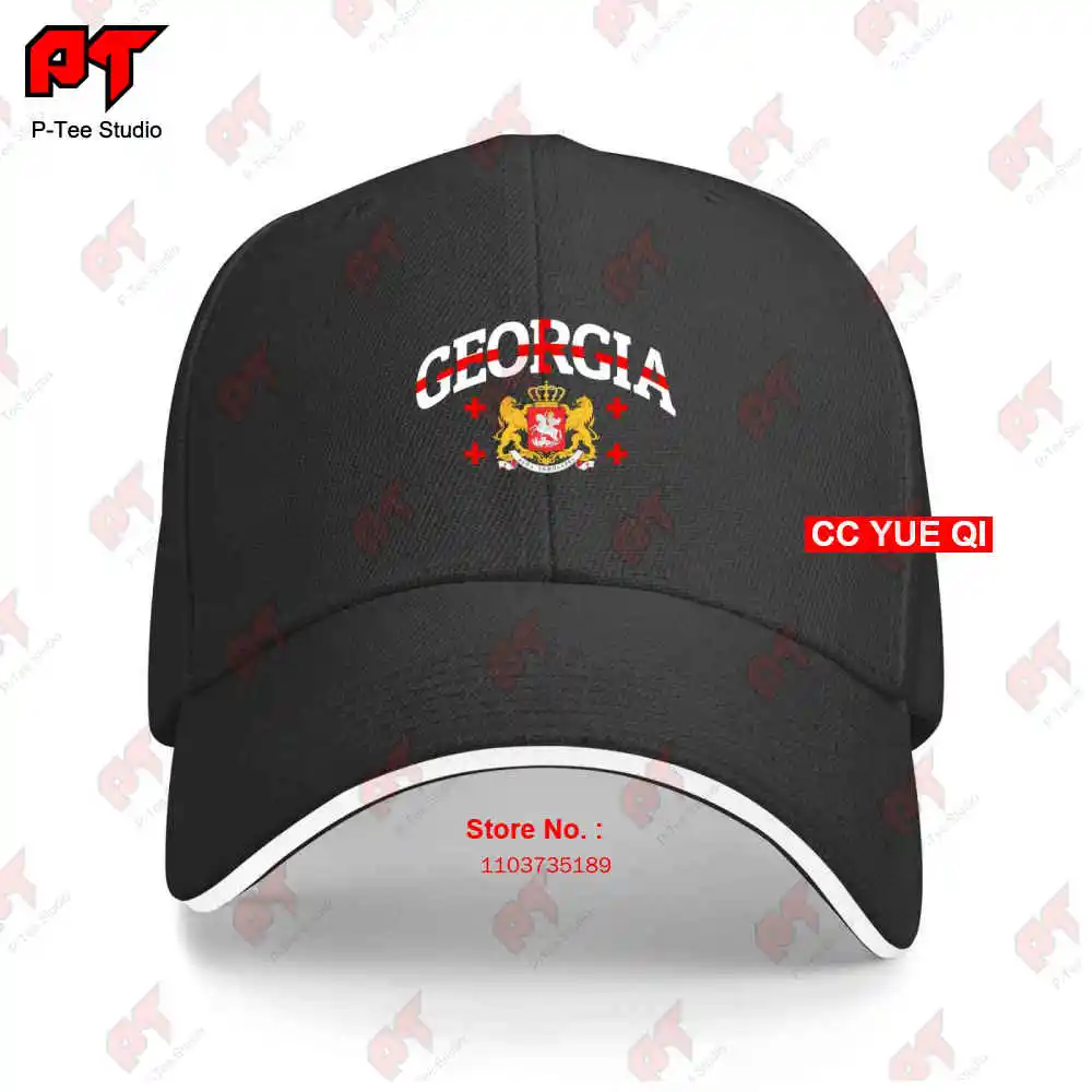 

Georgia Flag Georgian Diaspora Patriotic Nationality Day Georgian Patrio Baseball Caps Truck Cap 71HI