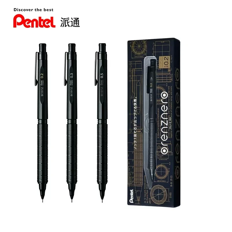 

Japanese Pentel Mechanical Pencil,PP3002 telescopic tip 0.2/0.3/0.5mm Sketching lapicero Anti-break For Comics,design,drafts Art