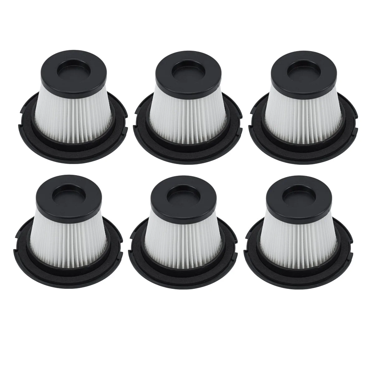 6 قطع فلتر HEPA لاستبدال أجزاء منظف ملحقات MOOSOO K17/K17G er