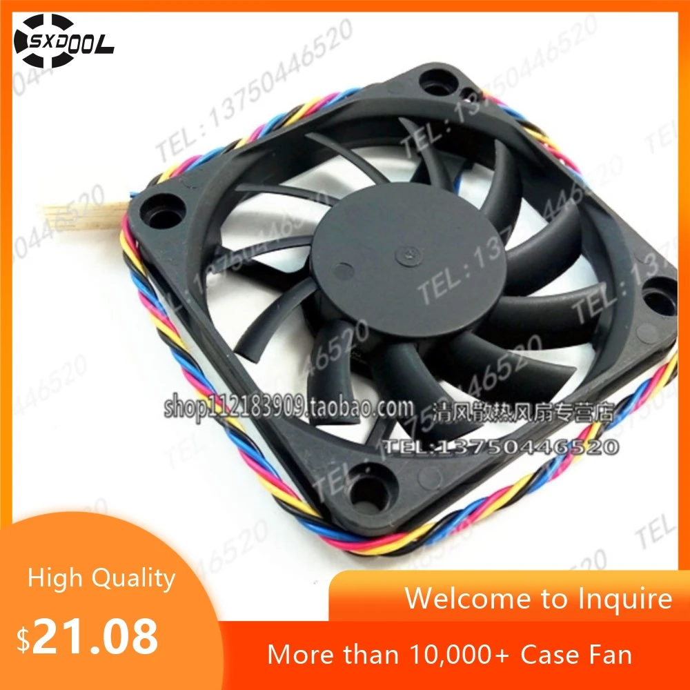 

60mm MAGIC MGT6012YB-W10 6010 6CM 12V 0.30A 60 * 60 10MM 4 Line Winds Of Fan