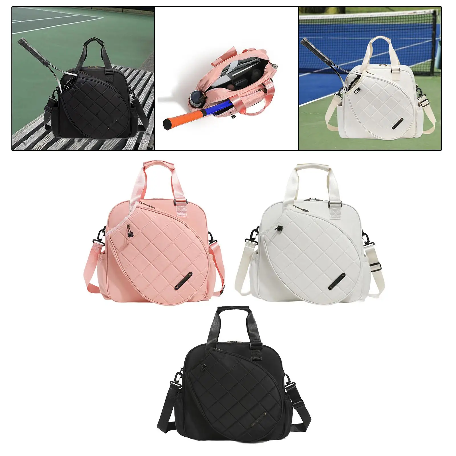 Tennis Crossbody Tas Tennisrackettas voor Pickleball Racket