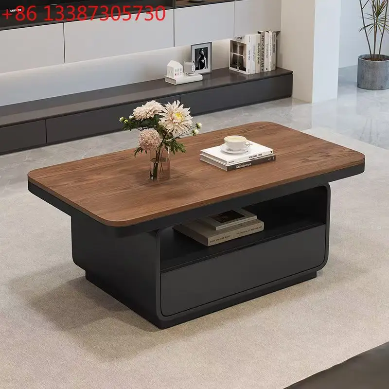 

Прямоугольный журнальный столик из орехового дерева в итальянском стиле, высококачественный, из каменной плиты, для гостиной, для дома.