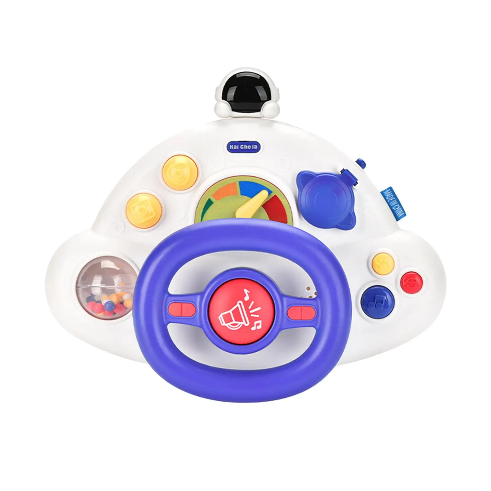 Simulated Driving Controller Electric Learning Wheel Toy for Games Role Play
