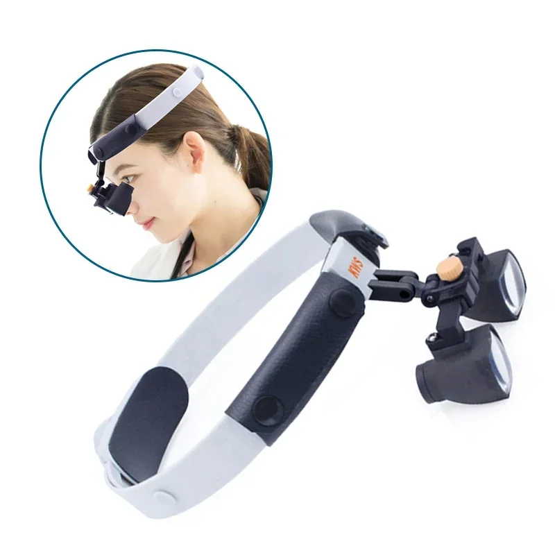 GREATLH Dental Oblate Lupa Ampliação Binocular Lupa Médica de Laboratório Dental