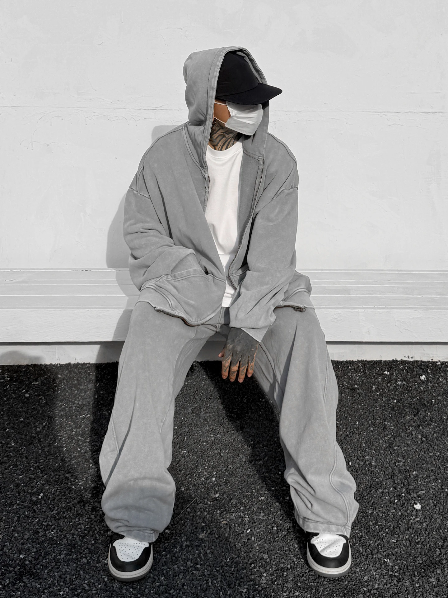 

Модный плотный кардиган с капюшоном 430 г, мужской свободный американский уличный хип-хоп худи с эффектом потертости, повседневная толстовка с длинным рукавом