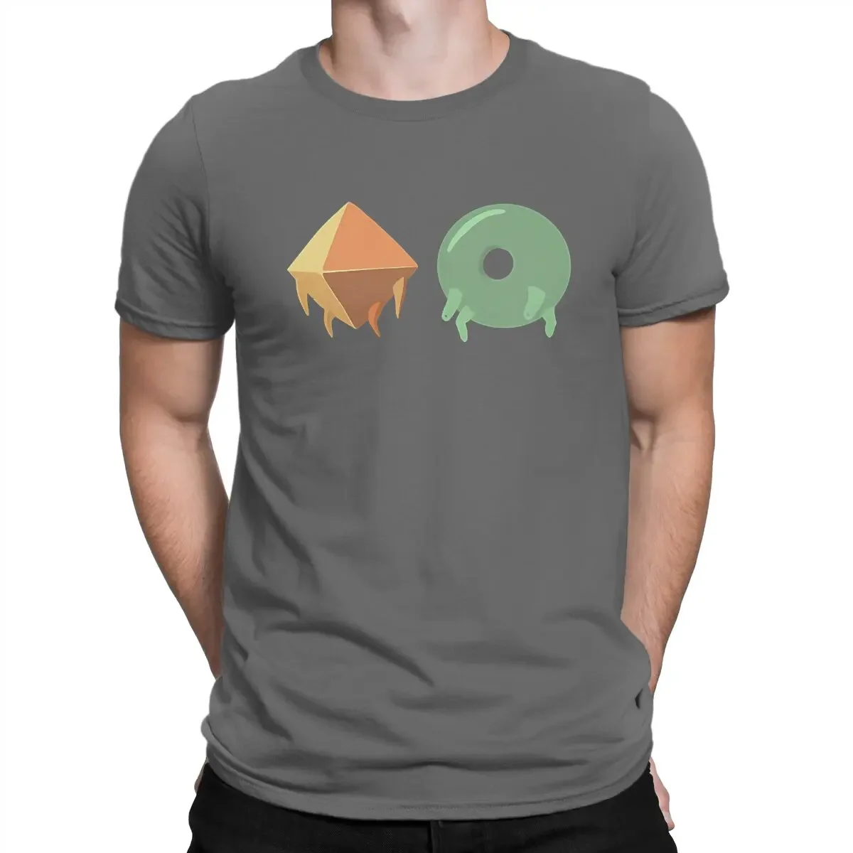 Men Round Collar Pure Cotton T Shirts Slay the Spire Game Short Sleeve Tee Shirt   Leisure Donu And Deca T-Shirts Adult Clothing image 5
