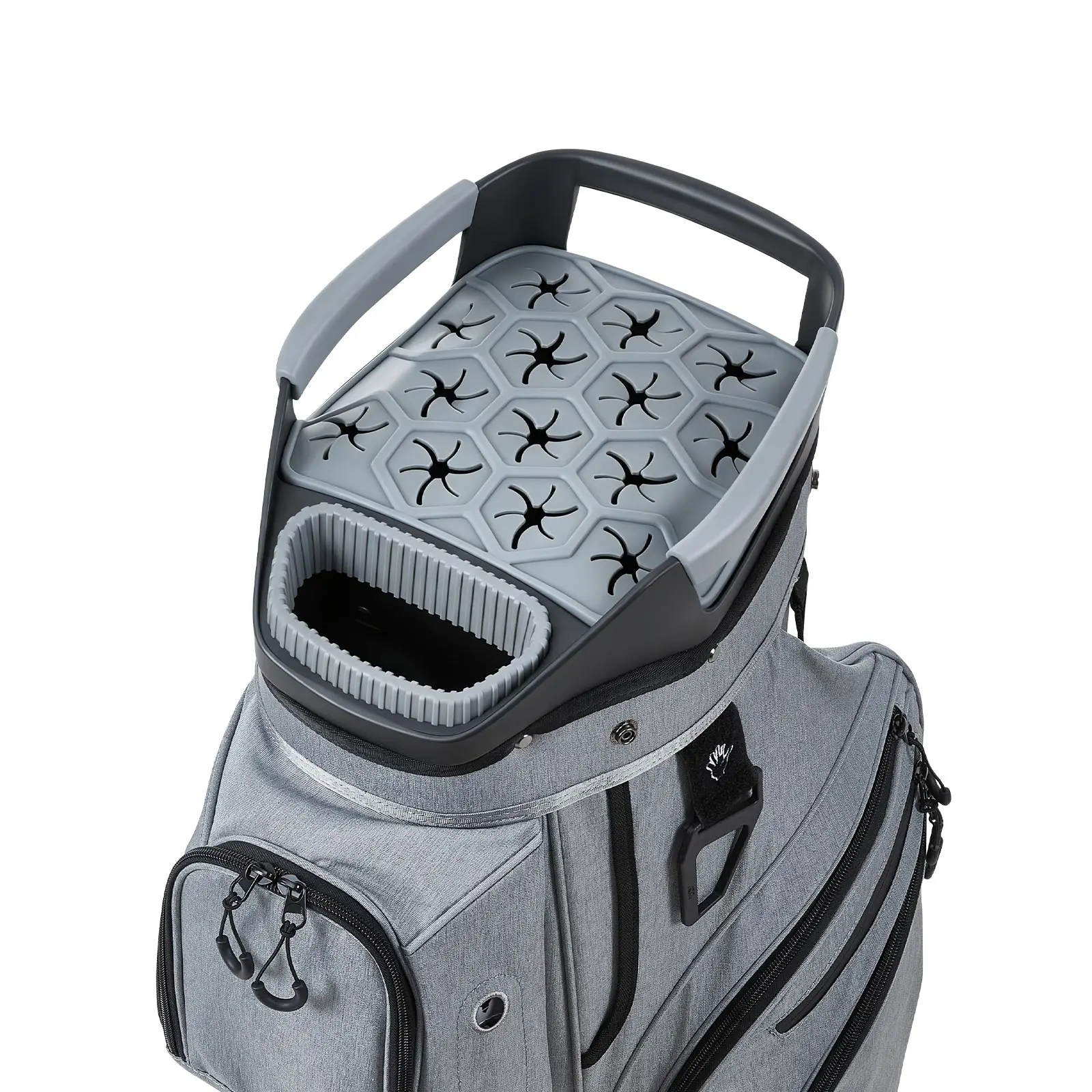 SucceBuy Golf Cart Bag 15 Way Top Divider Organizer with Full-length Divider Rain Hood Silicone Head Protection for Men & Women