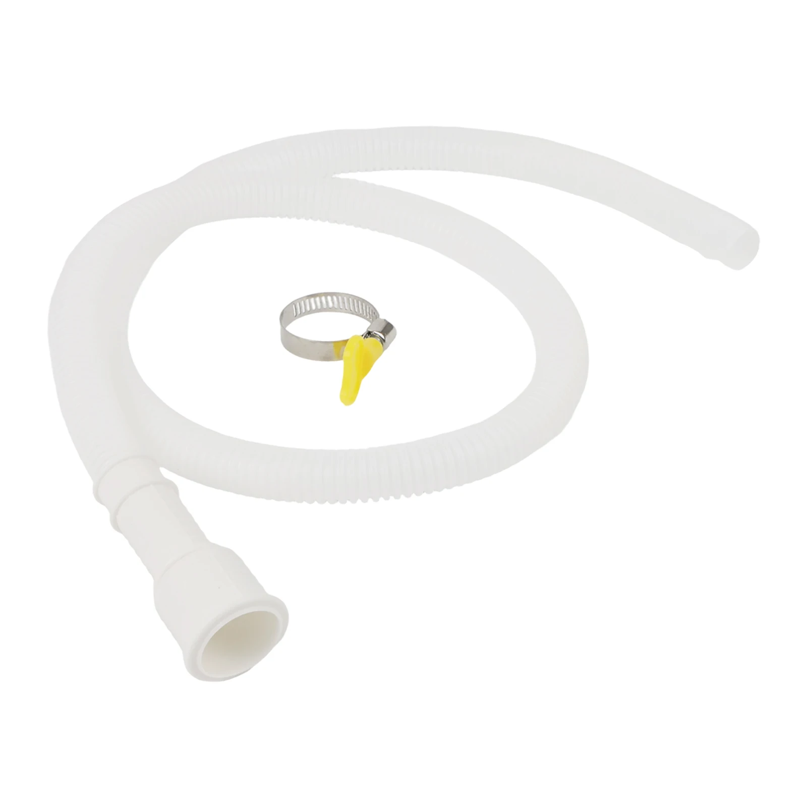 5 Meter White PVC Drainpipe Extension Hose for HVAC Condensate Drain Washing Machine Drain and Faucet Drain Lines