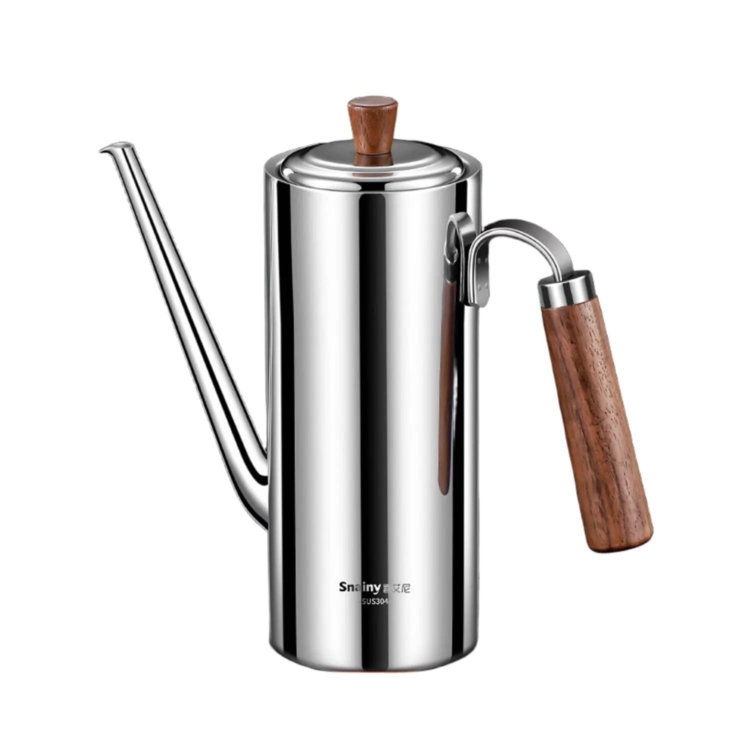 LFGB Certified Pure 304 Stainless Steel Kitchen Oil Dispenser Ultra Thick Fall Resistant Oiler with Anti-drip Spout and Cover
