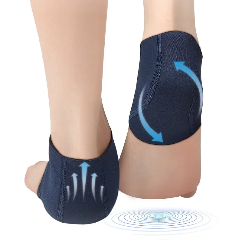 Heel Protector Cover Heel Cups Pads Sleeve Foot Care Skin Repair Cushion Heel Warm Moisturizing Dry Cracked Half-yard Socks Pad